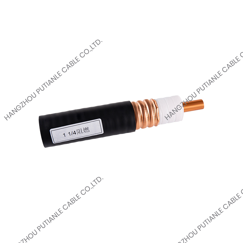 1 1/4 "de tubo de cobre de corrugado anular de 50 ohm Cabo coaxial