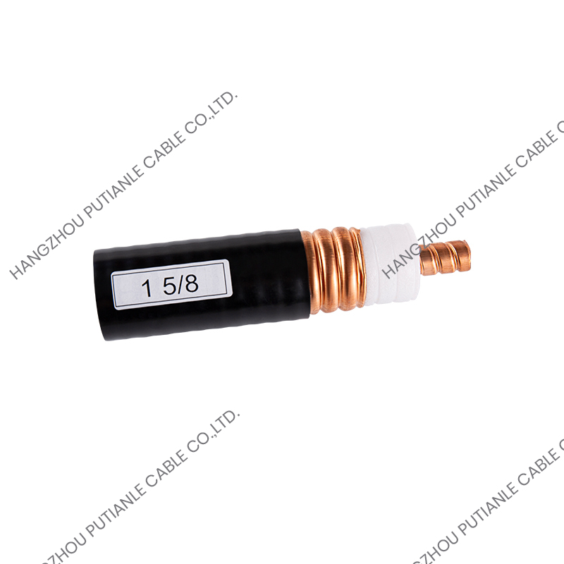 1 5/8 "Tubo de cobre de corrugado anular de 50 ohm Cabo coaxial